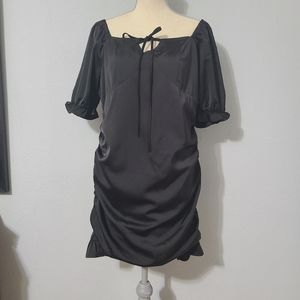 LBD Tie Front‎ Ruching Dress 2XL